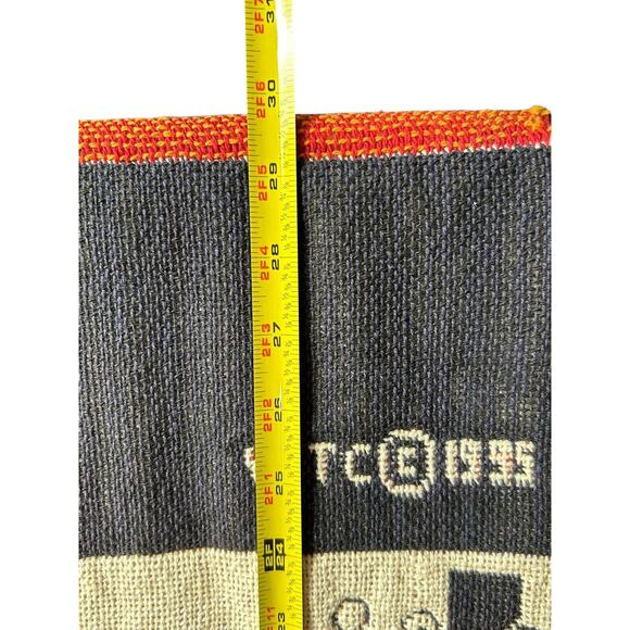 Vtg Tapestry Wall Hanging Chicken Farm Decor Welcome To Our Home Hanger 1995 - Picture 7 of 10